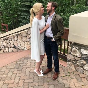 Adrianna Papell Cape Sheath Dress